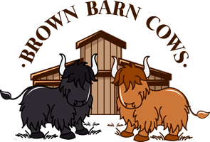 Brown Barn Cows